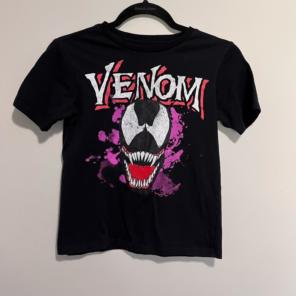 MARVEL’S Venom Graphic Tee Youth Sz M(8) Fits Women’s XS EUC
